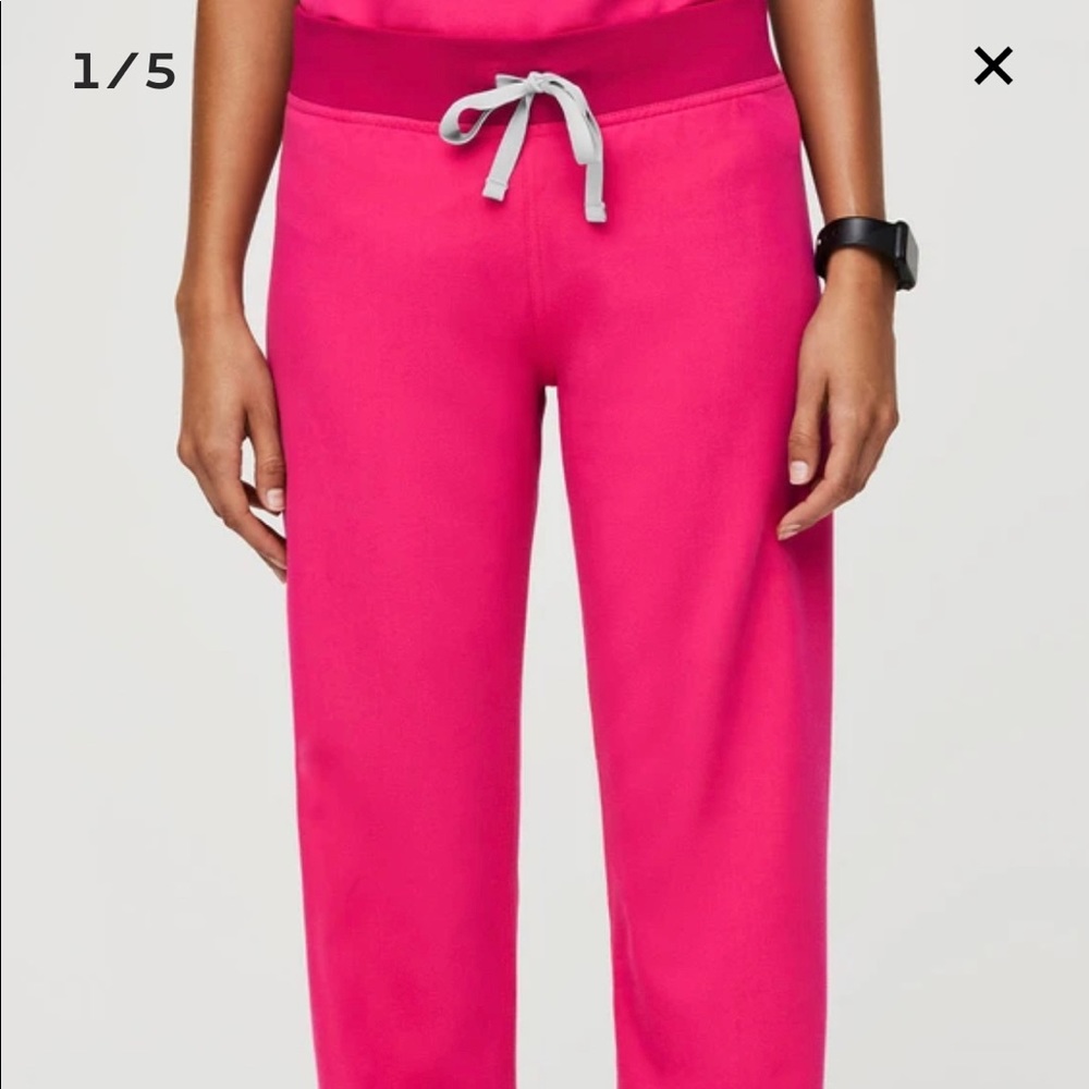 NWT SHOCKING PINK Livingston Pants FIGS scrubs